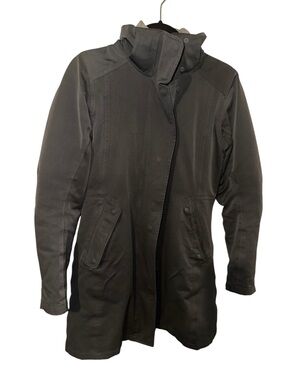 Patagonia Men's Charcoal Hooded Trench Coat